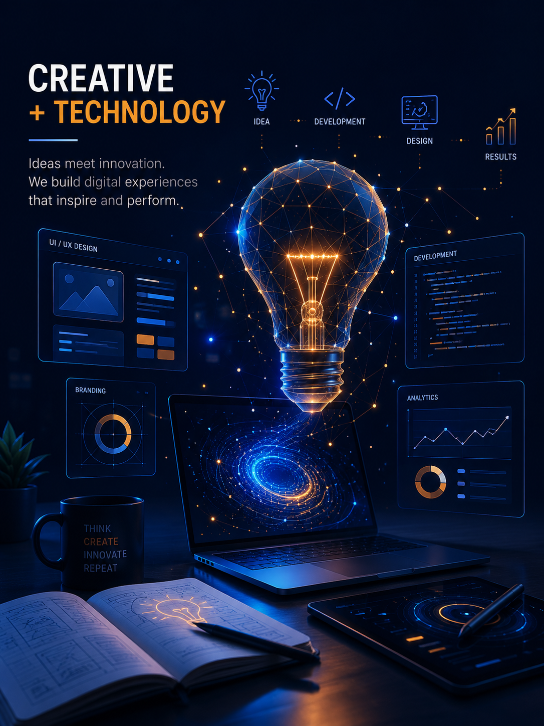 Creative and technology working together